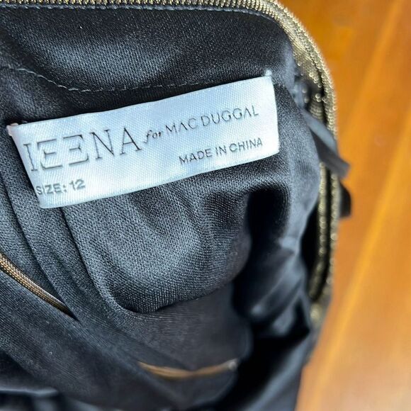 Mac Duggal Ieena Duggal - 26660 Asymmetric Pleated Formal Gown - Picture 8 of 9